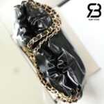 Túi Chanel 22 Small Handbag Black Gold Đen Vàng Da Bê 34CM Best Quality