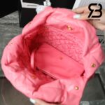 Túi Chanel 22 Small Handbag Pink Coral Gold Hồng Logo Vàng Da Bê 34CM Best Quality