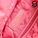 Túi Chanel 22 Small Handbag Pink Coral Gold Hồng Logo Vàng Da Bê 34CM Best Quality
