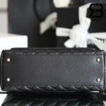 Túi Chanel Coco Handile Medium Black Đen Da Caviar Best Quality