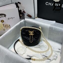 Túi Chanel Mini Drawstring Black Đen Da Calfskin 12CM Best Quality