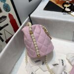 Túi Chanel Mini Drawstring Pink Hồng Da Calfskin 12CM Best Quality