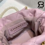 Túi Chanel Mini Drawstring Pink Hồng Da Calfskin 12CM Best Quality