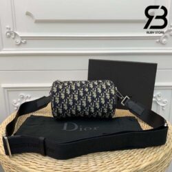 Túi Dior Roller Messenger Bag Black Beige Đen Kem 21CM Best Quality