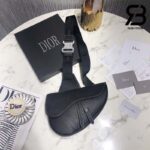 Túi Dior Saddle Bag Black Calfskin Đen Chỉ Trắng 26CM Best Quality