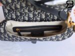 Túi Dior Saddle Oblique Jacquard Bag Blue Xanh 25CM Best Quality