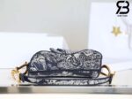Túi Dior Saddle Oblique Blue Tiger Xanh 25CM Best Quality