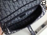 Túi Dior Saddle Oblique Embroidery Blue Xanh 25CM Best Quality