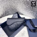 Túi Dior Saddle Bag Oblique Black Diamond Màu Đen 26CM Best Quality