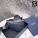 Túi Dior Saddle Bag Oblique Black Diamond Màu Đen 26CM Best Quality