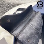 Túi Dior Saddle Bag Oblique Black Diamond Màu Đen 26CM Best Quality