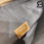 Túi Dior Saddle Bag Oblique Coffee Diamond Nâu 26CM Best Quality