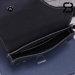 Túi Dior Saddle Pouch Black Calfskin Đen 24CM Best Quality