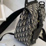 Túi Dior Gallop Sling Oblique Jacquard Black Beige 27CM Best Quality
