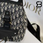 Túi Dior Gallop Sling Oblique Jacquard Black Beige 27CM Best Quality