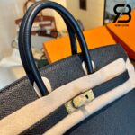 Túi Hermes Birkin 25 Black Noir Đen Da Epsom Best Quality