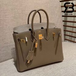 Túi Hermes Birkin 25 Etoupe Grey Da Epsom Best Quality