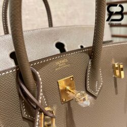 Túi Hermes Birkin 25 Etoupe Grey Da Epsom Best Quality