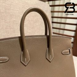Túi Hermes Birkin 25 Etoupe Grey Da Epsom Best Quality