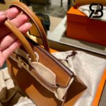 Túi Hermes Birkin 25 Gold Brown Da Epsom Best Quality