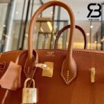 Túi Hermes Birkin 25 Gold Brown Da Epsom Best Quality