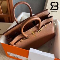 Túi Hermes Birkin 25 Gold Brown Da Togo Best Quality