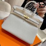 Túi Hermes Birkin 25 Trắng Beton Da Togo Best Quality