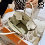 Túi Hermes Birkin 25 Trắng Beton Da Togo Best Quality