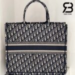Túi Large Dior Book Tote Xanh Dương 42cm Best Quality