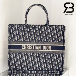 Túi Large Dior Book Tote Xanh Dương 42cm Best Quality