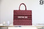 Túi Large Dior Book Tote Burgundy Màu Đỏ Tía 42cm Best Quality