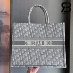 Túi Large Dior Book Tote Gray Xám 42cm Best Quality
