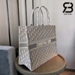 Túi Large Dior Book Tote Gray Xám 42cm Best Quality