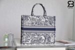 Túi Large Dior Book Tote Tiger Blue Xanh Dương 42cm Best Quality