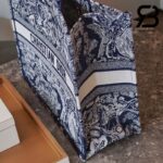 Túi Large Dior Book Tote Tiger Blue Reverse Xanh Dương 42cm Best Quality
