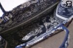 Túi Large Dior Book Tote Tiger Blue Reverse Xanh Dương 42cm Best Quality