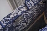 Túi Large Dior Book Tote Tiger Blue Reverse Xanh Dương 42cm Best Quality
