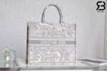Túi Large Dior Book Tote Tiger Gray Xám 42cm Best Quality