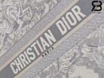 Túi Large Dior Book Tote Tiger Gray Xám 42cm Best Quality