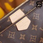 Túi LV Multi Pochette Accessoires Khaki Green Best Quality