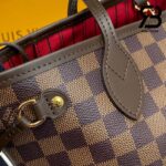 Túi LV Neverfull PM Damier Cherry Nâu Đỏ Best Quality