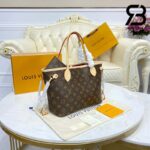 Túi LV Neverfull PM Monogram Pink Nâu Hồng Best Quality