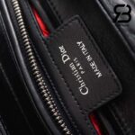 Túi Medium Lady Dior Bag Màu Đen Khóa Bạc 24CM Best Quality