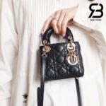 Túi Micro Lady Dior Bag Màu Đen 12CM Best Quality