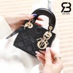 Túi Micro Lady Dior Bag Màu Đen 12CM Best Quality