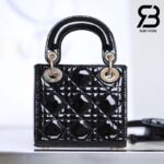 Túi Micro Lady Dior Bag Màu Đen Bóng 12CM Best Quality