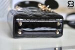 Túi Micro Lady Dior Bag Màu Đen Bóng 12CM Best Quality