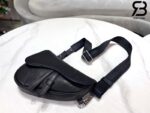 Túi Mini Dior Saddle Bag Oblique Galaxy Leather Màu Đen 21CM Best Quality