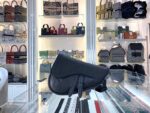 Túi Mini Dior Saddle Bag Oblique Galaxy Leather Màu Đen 21CM Best Quality
