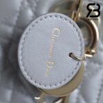 Túi Mini Lady Dior Bag Màu Xám Ngọc Trai 17CM Best Quality